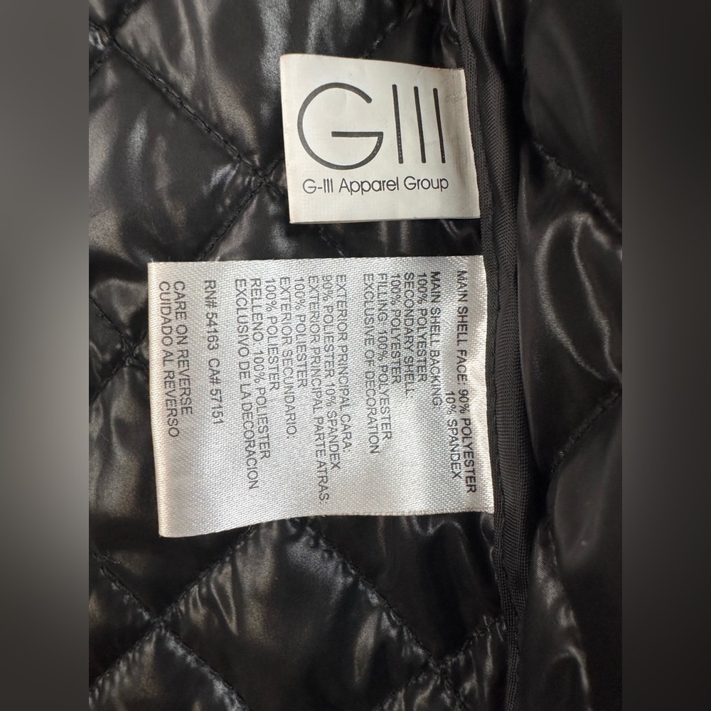 NWOT Tommy Hilfiger NHL Pittsburgh Penguins Quilted Hooded Jacked Black Small - Picture 13 of 15